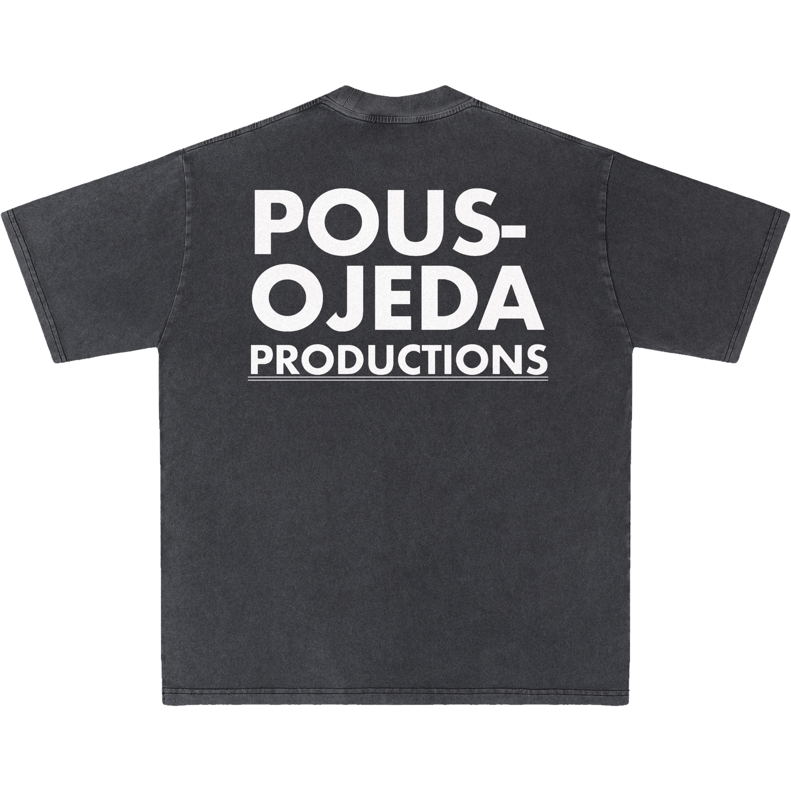 Black T-Shirt Back